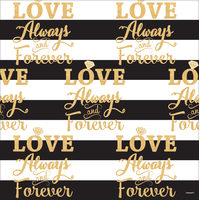 Love Always and Forever Gift Wrap Front_Flat