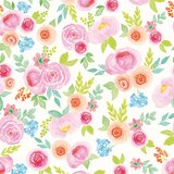 Gift Wrapping Paper, Pink, Floral, 16-ft, for Birthday/Baby Shower/Easter CloseUp