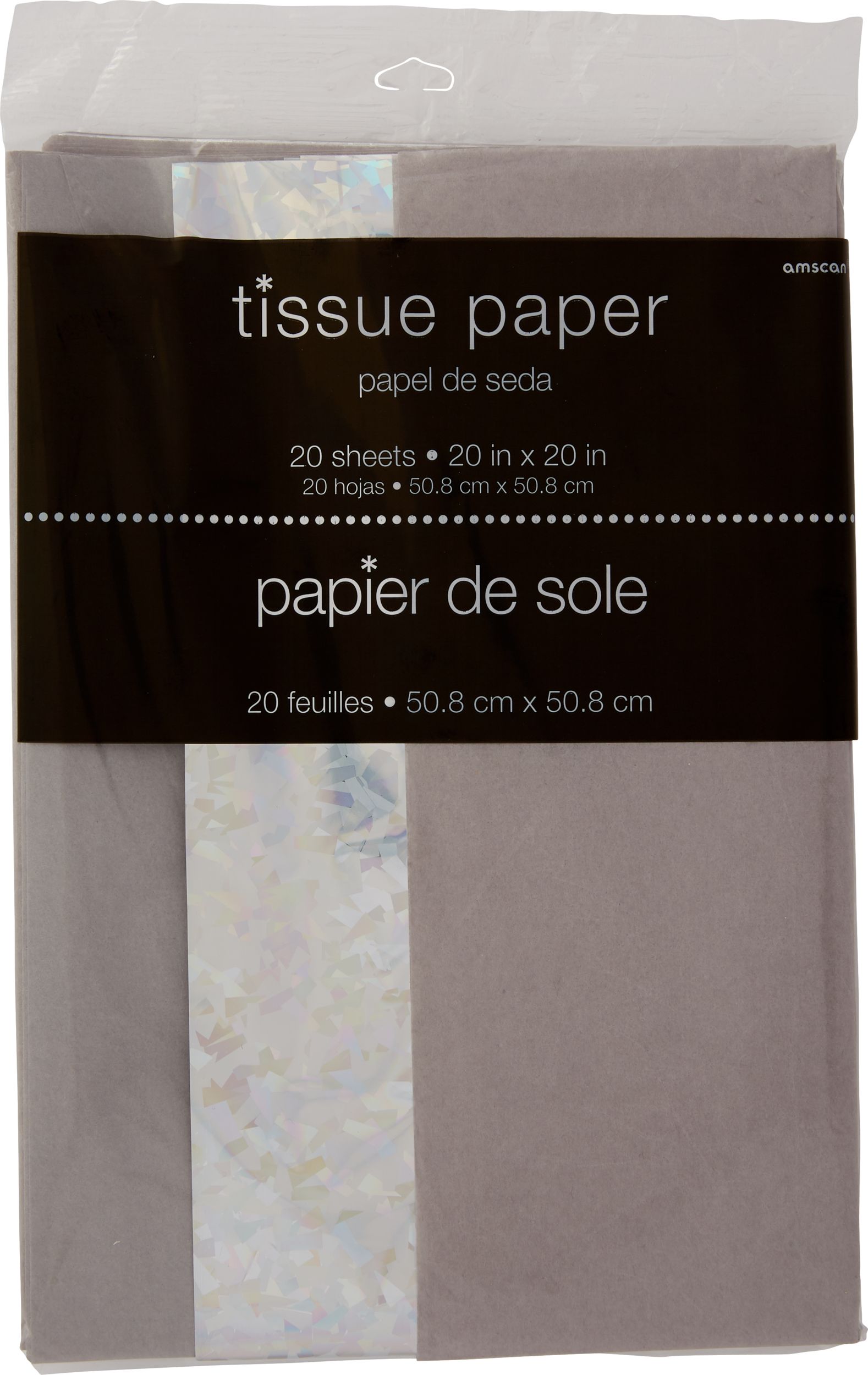 Prismatic Tissue Paper, 20-pk Front_Flat