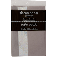 Papier de soie, iridescent, paq. 20 Front_Flat