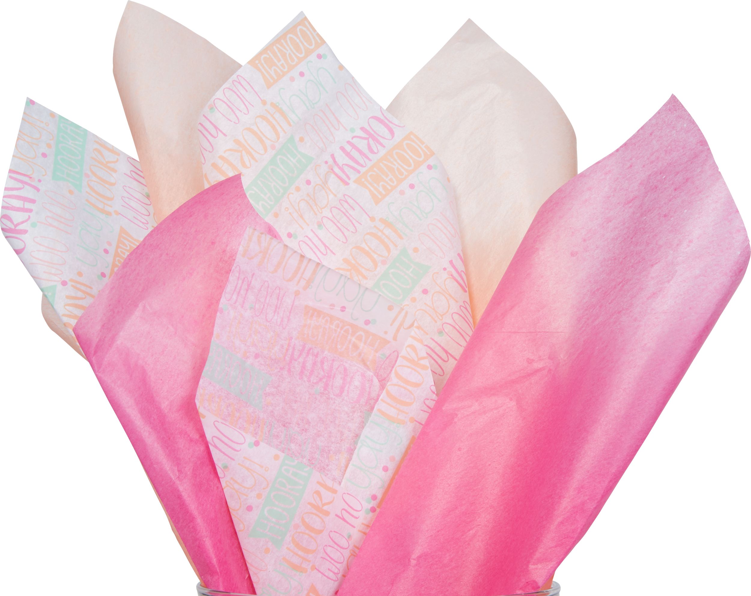 Pastel Hooray Tissue Paper, 20-pk CloseUp