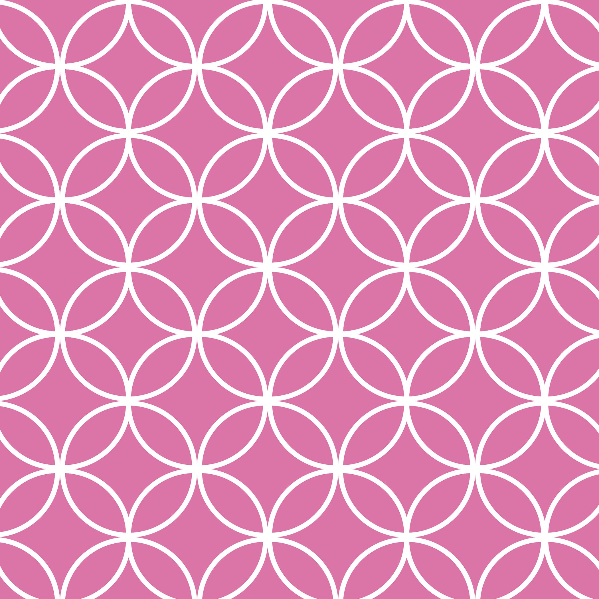 Overlapping Circles Gift Wrap CloseUp