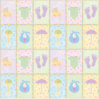 Jumbo Baby Nursery Gift Wrap
