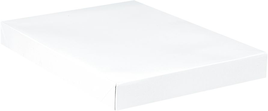 Lingerie Gift Box, White, 11-in, for Birthday/Graduation/Wedding Front_Angled_Right