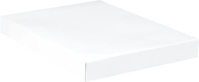 Lingerie Gift Box, White, 11-in, for Birthday/Graduation/Wedding Front_Angled_Right