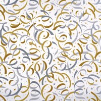 Gold & Silver Streamer Cello Sheets