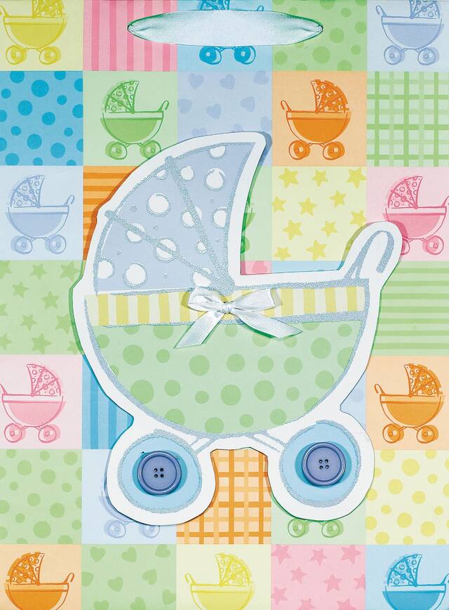 Jumbo Baby Carriage Bag Front_Flat