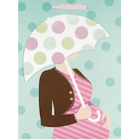 Jumbo Baby Umbrella Bag Front_Flat