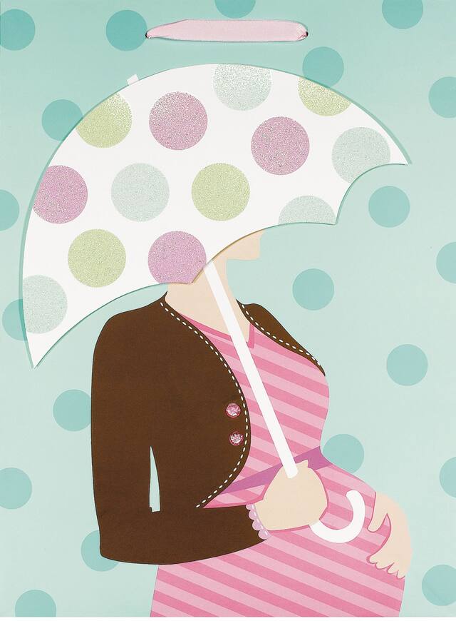 Jumbo Baby Umbrella Bag Front_Flat