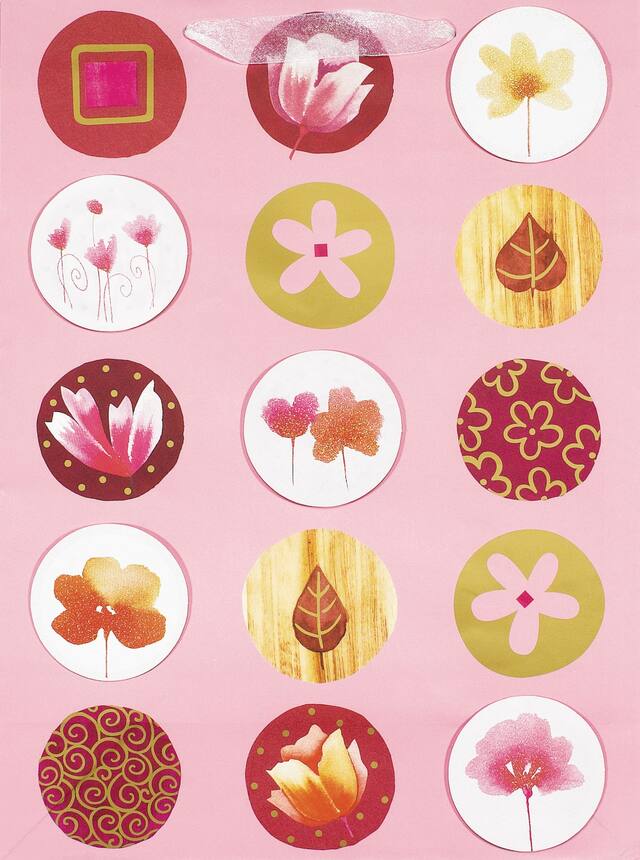 Jumbo Elegant Flower Bag Front_Flat