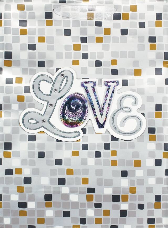 Jumbo Mosaic Love Bag Front_Flat