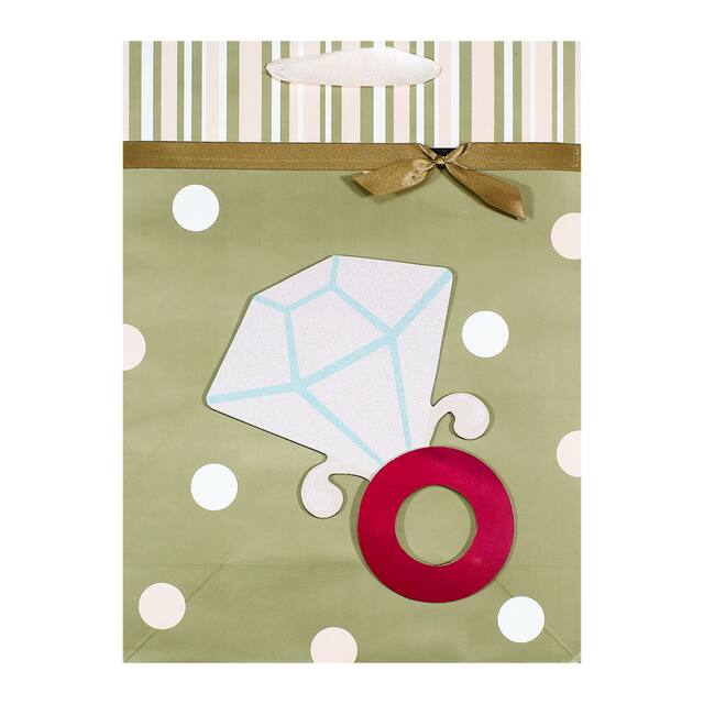 Sac géant bague étincelante Front_Flat