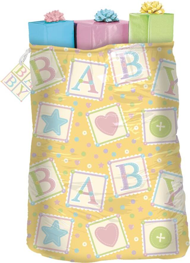 Sac-cadeau pour fête prénatale Front_Flat