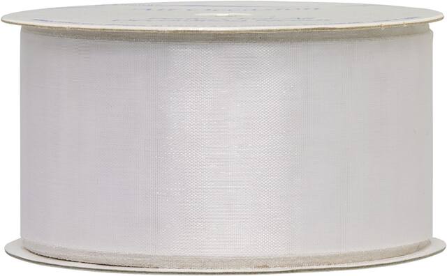 White Misty Shimmer Spool Front_Elevated
