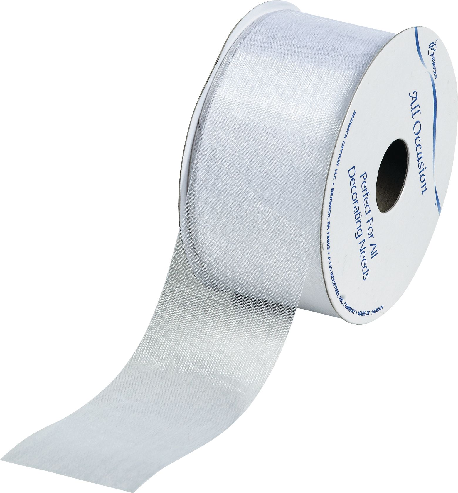 White Misty Shimmer Spool Front_Angled_Left