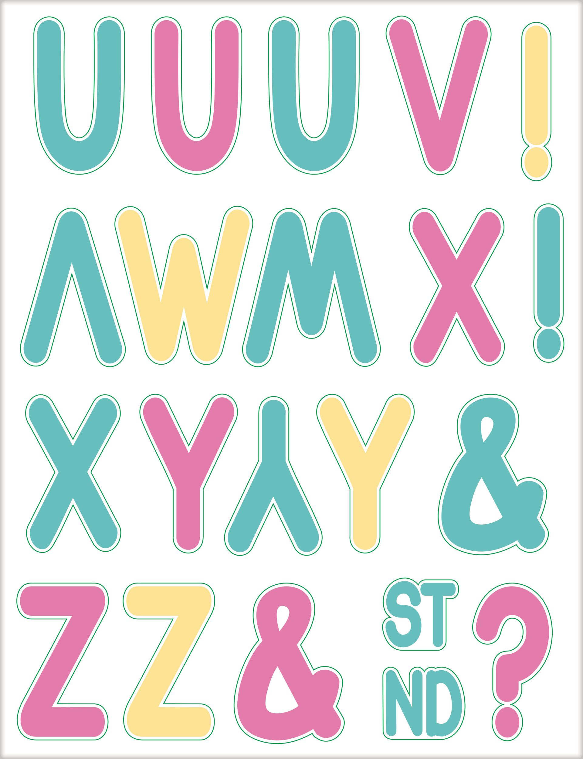 1st Birthday Minnie Mouse Personalized Giant Banner Kit Front_Flat