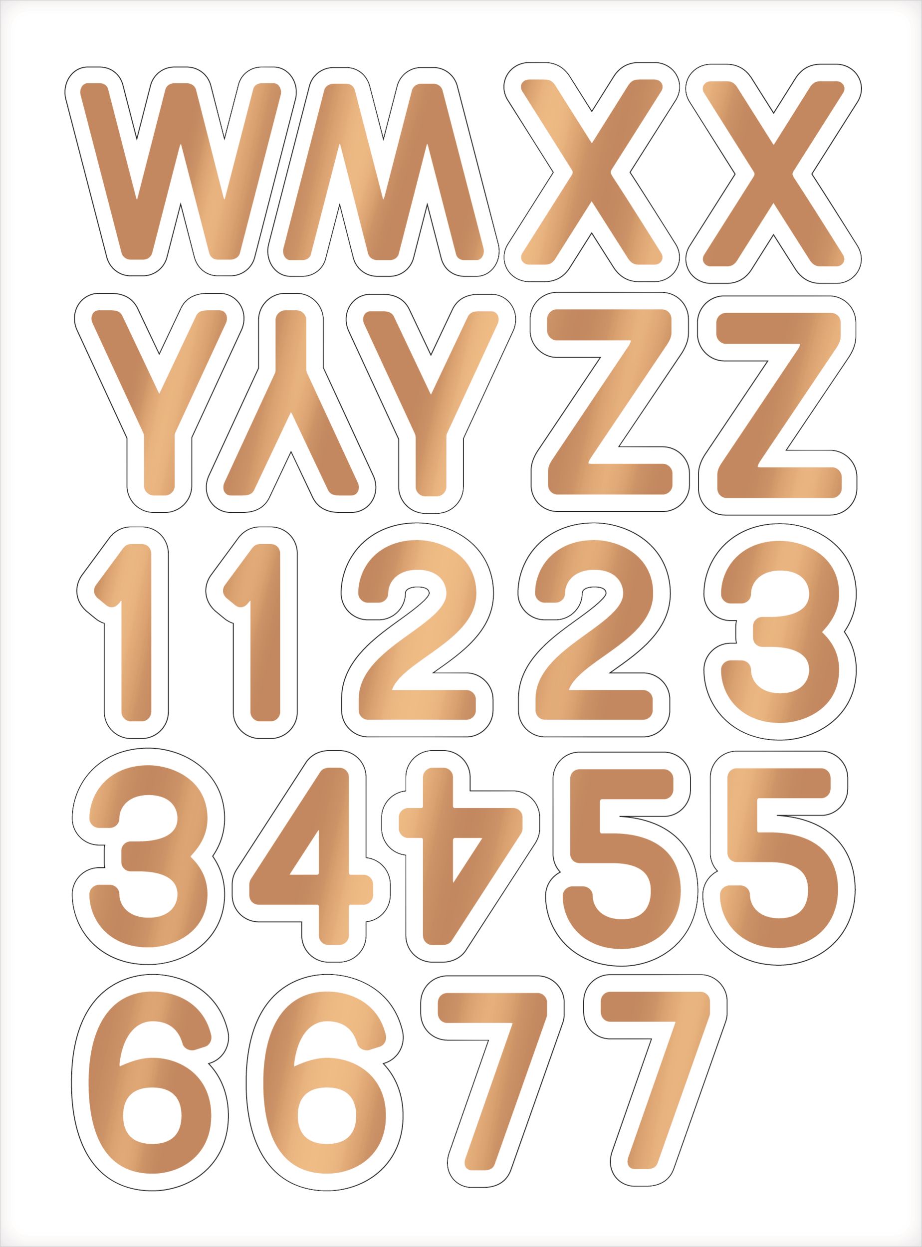 Gold & Pastel Pennant Banner Kit Front_Flat