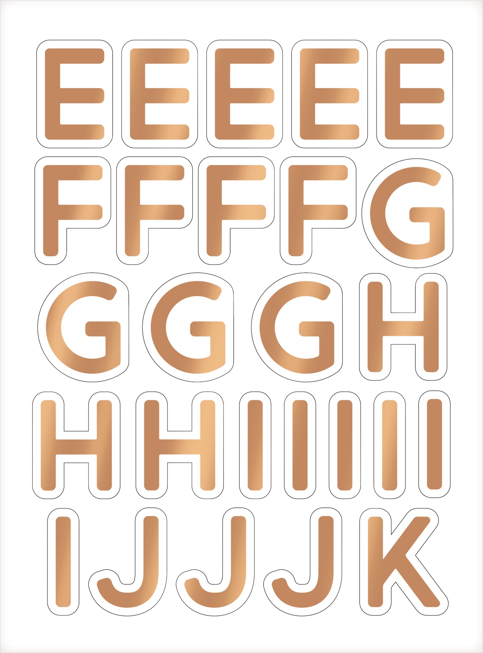 Gold & Pastel Pennant Banner Kit Front_Flat