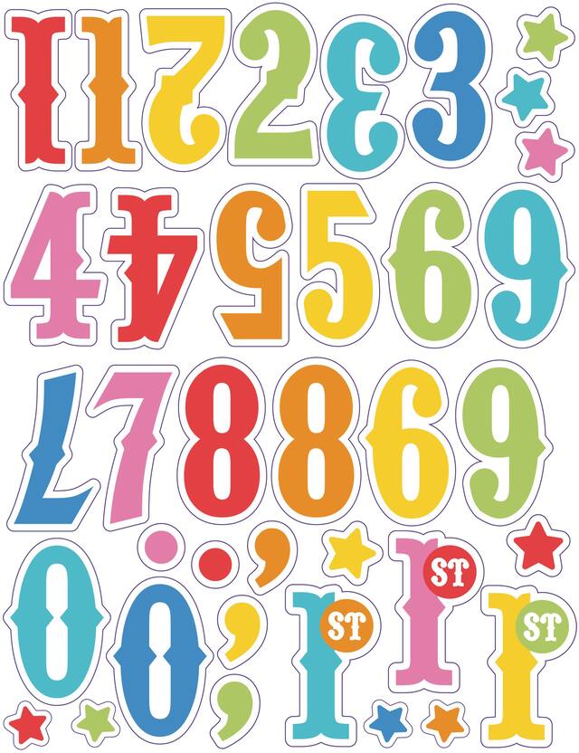 Customizable Fisher-Price 1st Birthday Circus Banner Kit Front_Flat