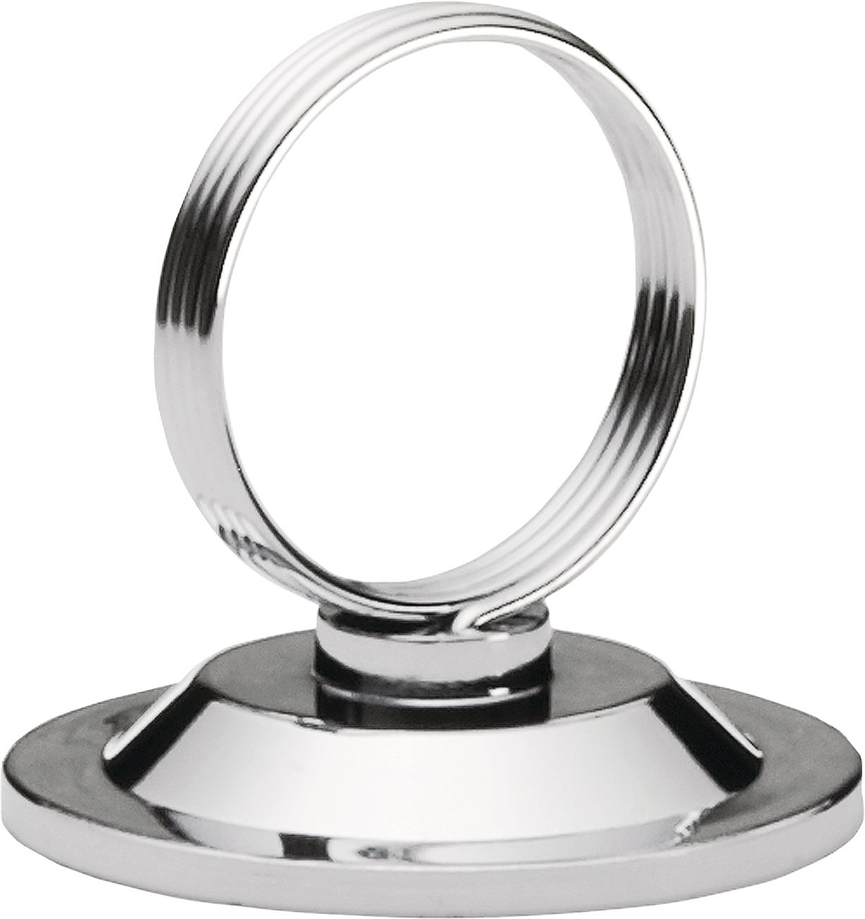 Silver Place Card Holder Front_Angled_Right