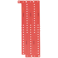 Red Wristband Box, 250-pk Front_Flat