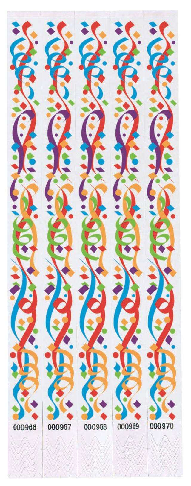 Bracelets étanches Pizzazz, paq. 100 Front_Flat