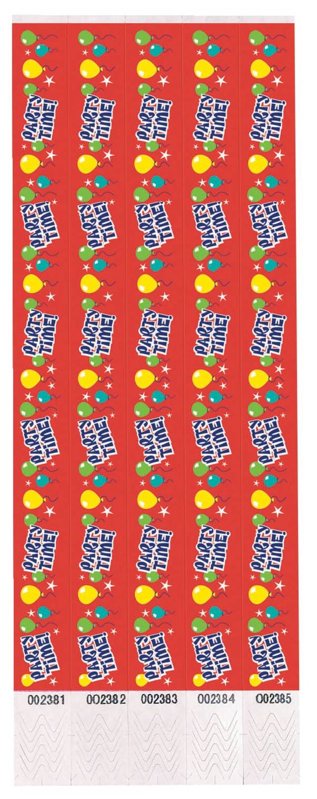 Bracelets Party Time, paq. 100 Front_Flat