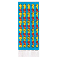Happy Face Waterproof Wristbands, 100-pk Front_Flat