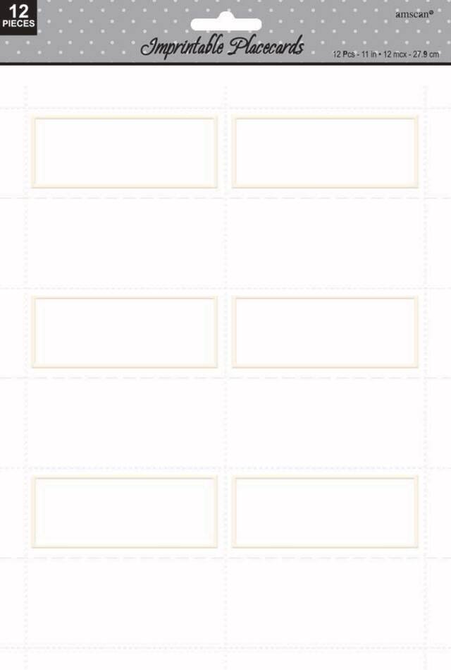 White Printable Place Cards, 12-pk Front_Flat