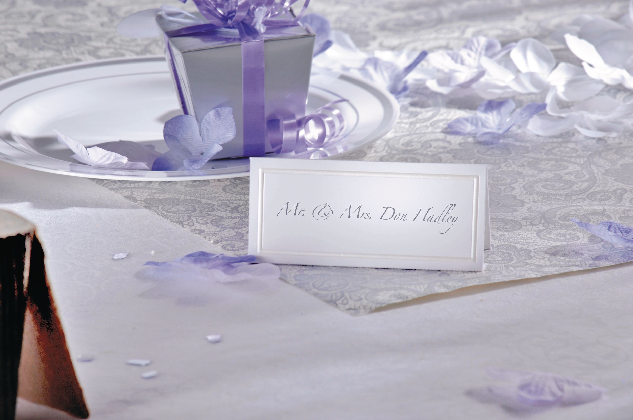 White Printable Place Cards, 12-pk Overhead_Plunge