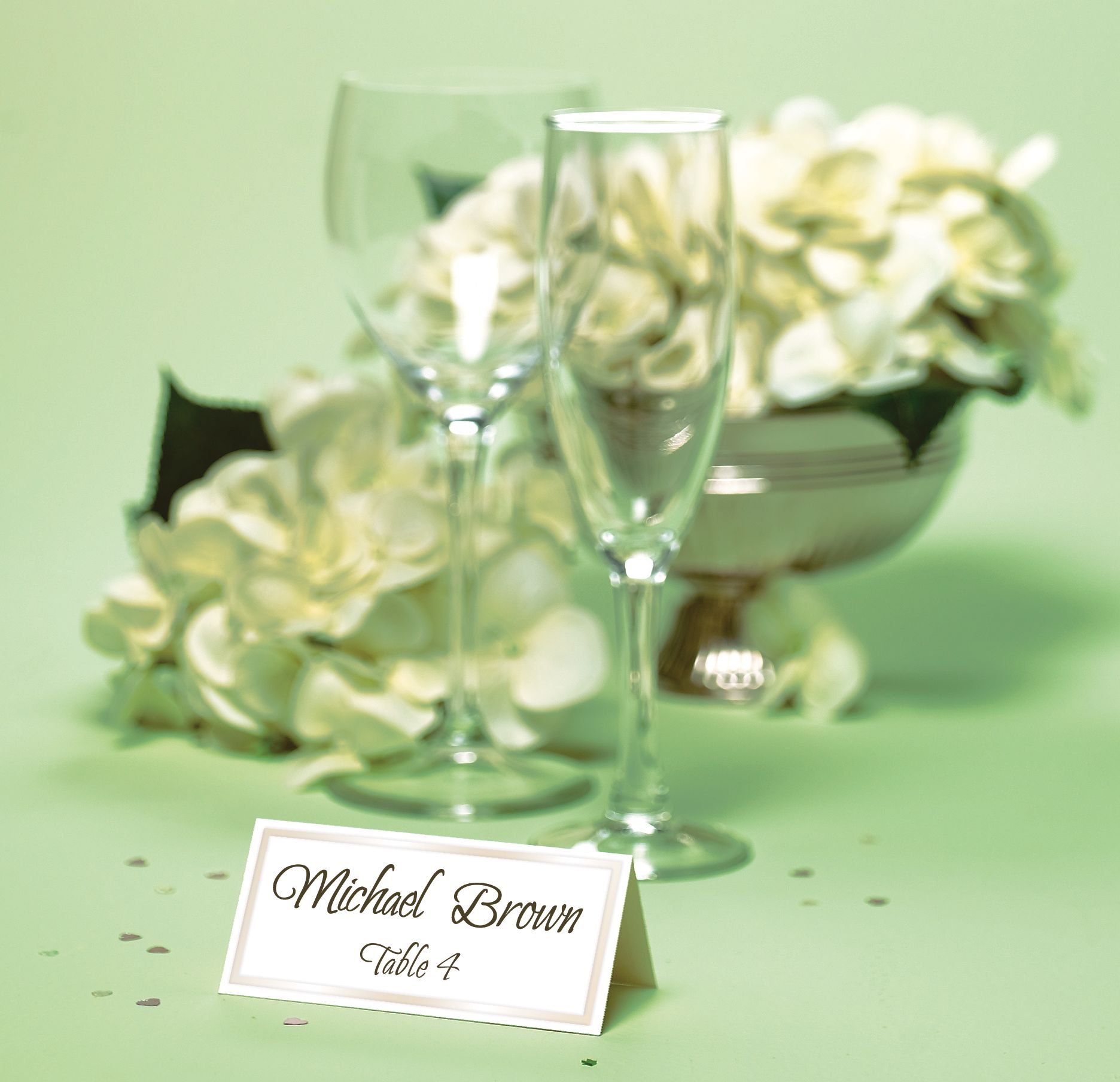 White Printable Place Cards, 12-pk Front_Angled_Left