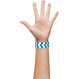 Bracelets étanches prêt-à-porter, couleurs variées, chevrons, 10 po, paq. 500, pour les festivals et fêtes Front_Flat