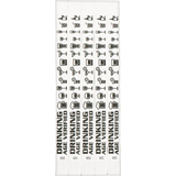 Bracelets étanches blancs, paq. 500 Overhead_Flat