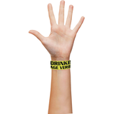 Yellow Waterproof Wristbands, 500-pk Front_Flat