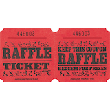 Red Raffle Ticket Roll Front_Flat