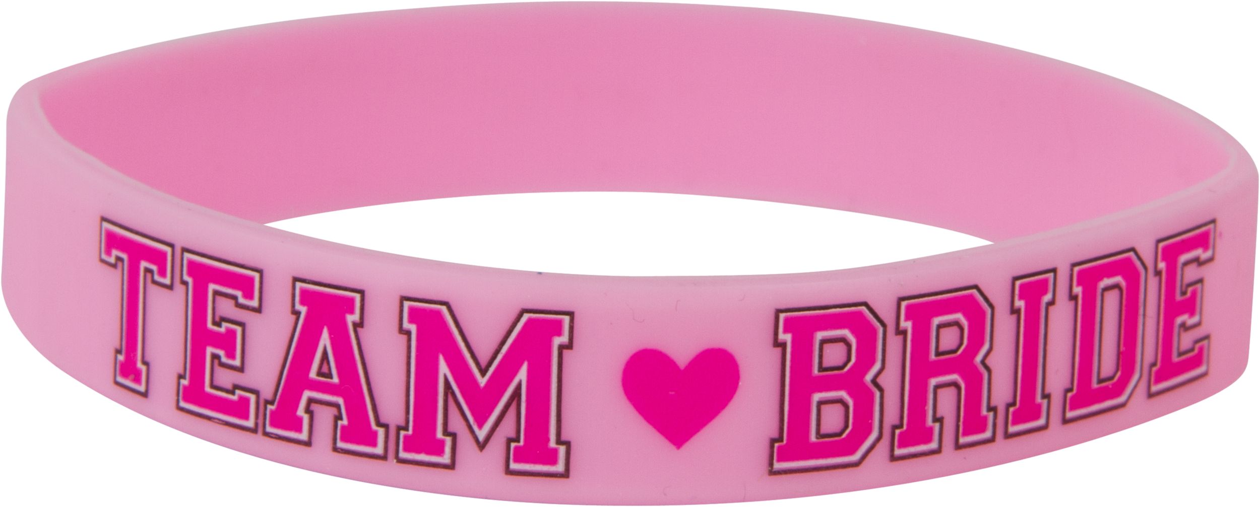Team Bride Wristbands, 6-ct Front_Elevated