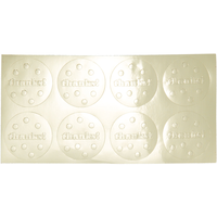 Metallic Dots Pink Thank You Notes, 8-pk Front_Flat