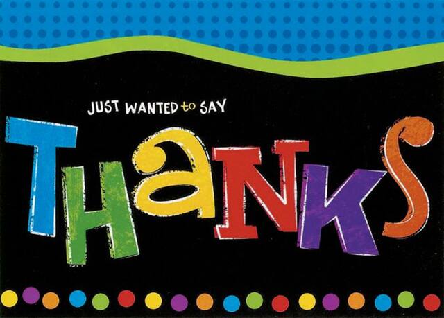 Notes de remerciement Anniversaire qui a du punch, paq. 8 Front_Flat