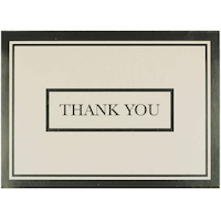 Cartes de remerciement à remplir Simply Stated, paq. 8 Front_Flat