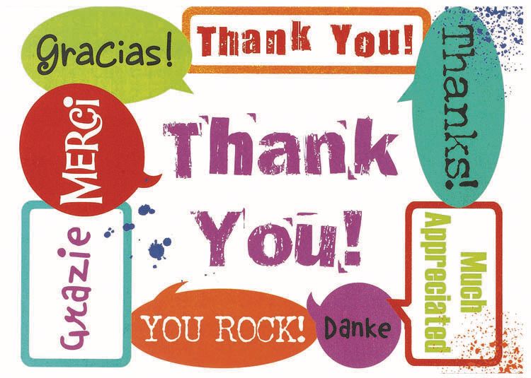 Surprise Thank You Cards, 20-pk Front_Flat