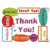 Surprise Thank You Cards, 20-pk Front_Flat