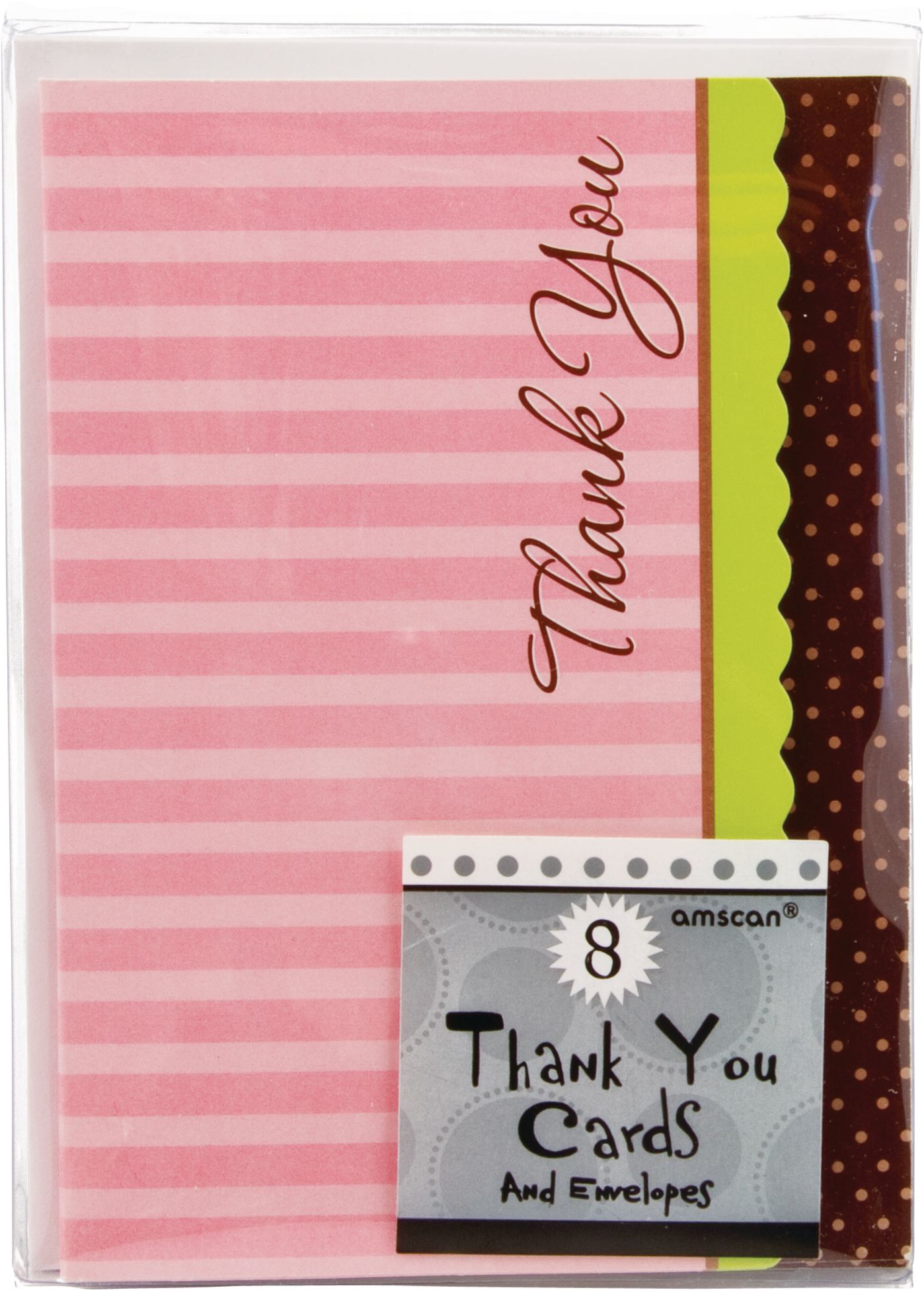 Oh So Chic Thank You Notes, 8-pk Front_Flat