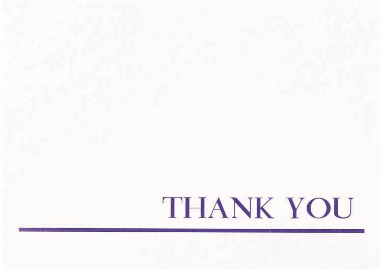 Elegant Expressions Thank You Notes, 8-pk Front_Flat