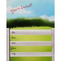 Invitations Cheval scintillant, paq. 8 Front_Flat