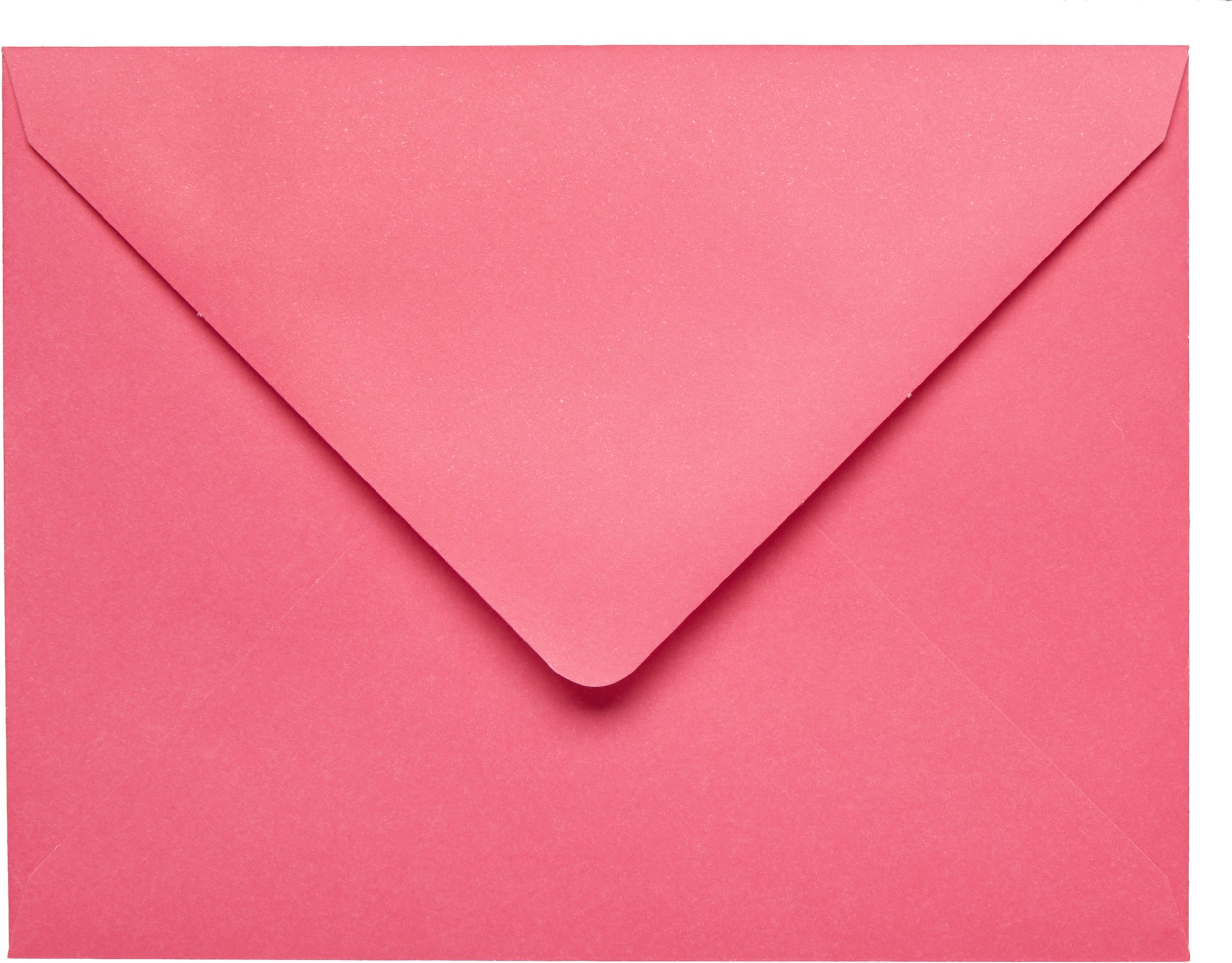 Invitations avec croix rose fantaisie, grand, paq. 8 Back_Flat