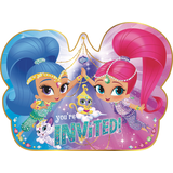 Premium Glitter Shimmer and Shine Invitations, 8-pk Front_Flat