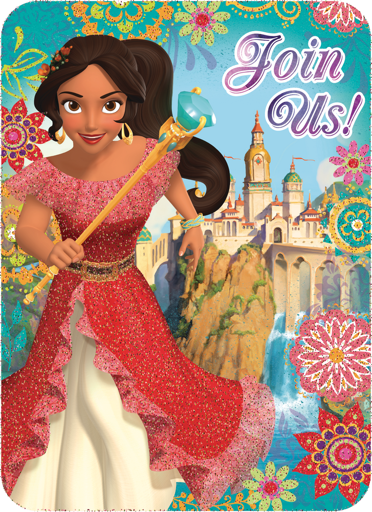 Premium Glitter Elena Of Avalor Invitations 8 Pk Canadian Tire