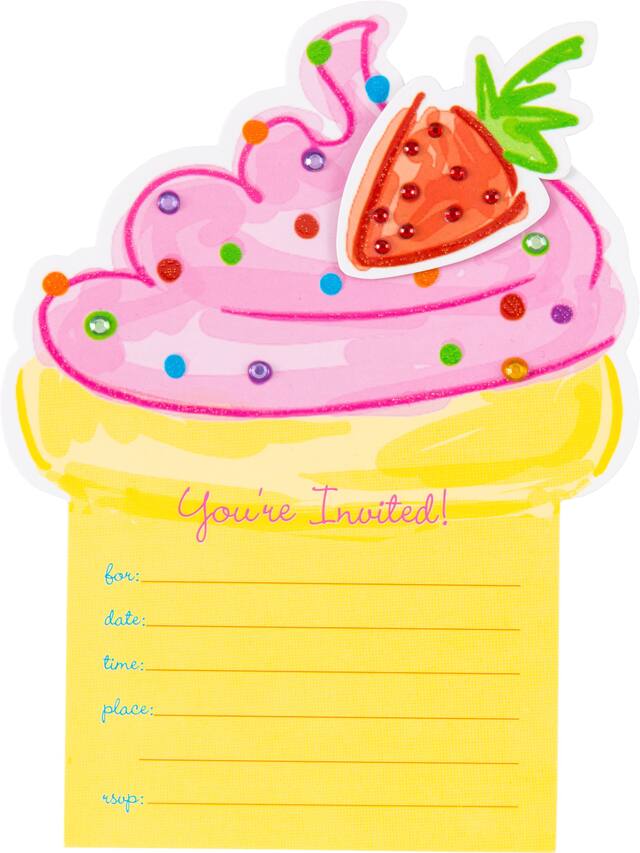 Jumbo Sweet Treat Invitation, 8-pk Front_Flat