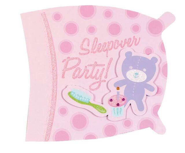 Jumbo Sleepover Invitation, 8-pk Front_Flat
