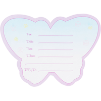 Invitation géante Papillon voltigeant, paq. 8 Front_Flat